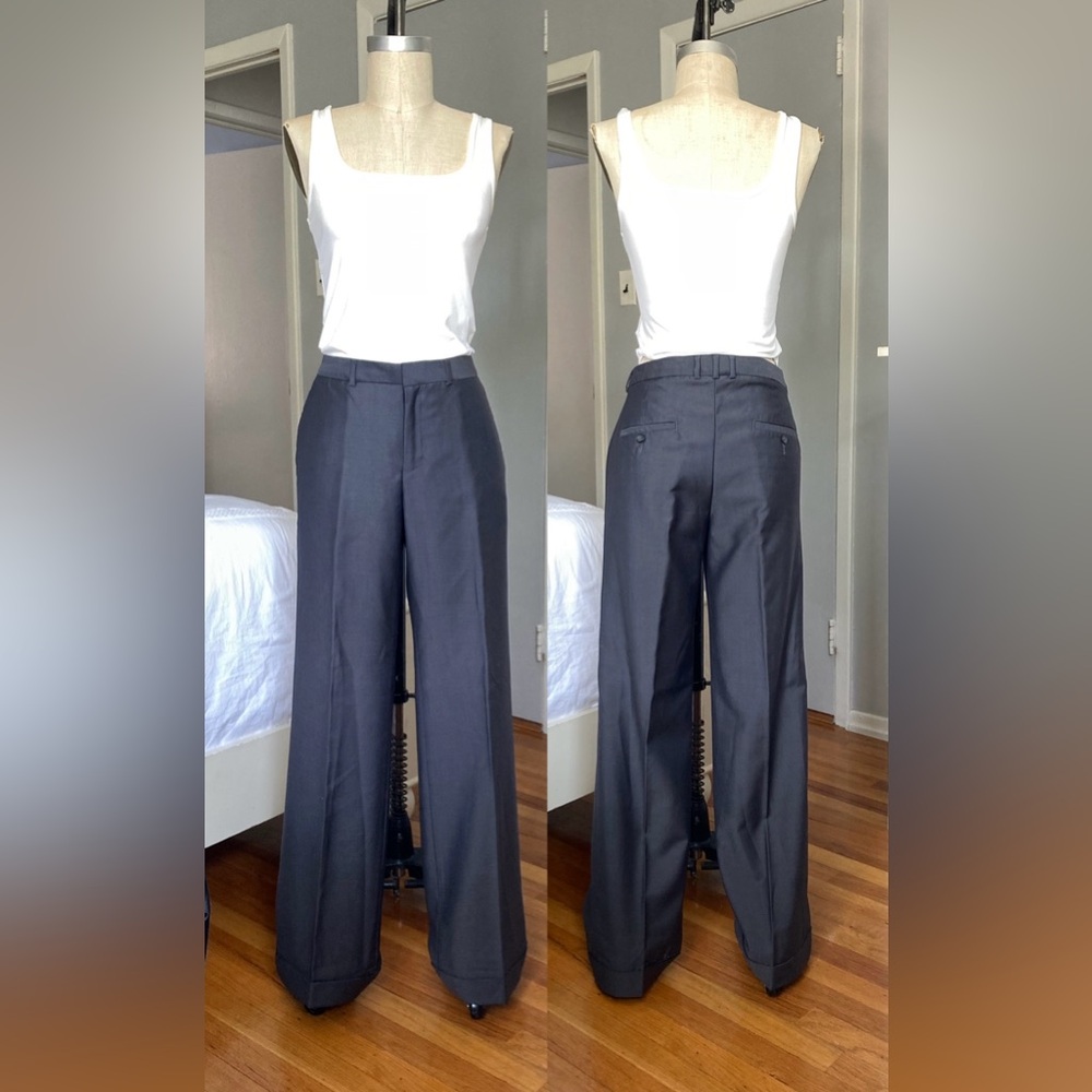 Womens Banana Republic gray stretch trousers in size 6